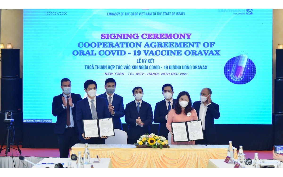 Tân Thành Holdings và 10 Pharma phân phối độc quyền vaccine Covid-19 đường uống Oravax tại Đông Nam 
